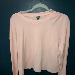 Long sleeve cropped Wild Fable waffle shirt